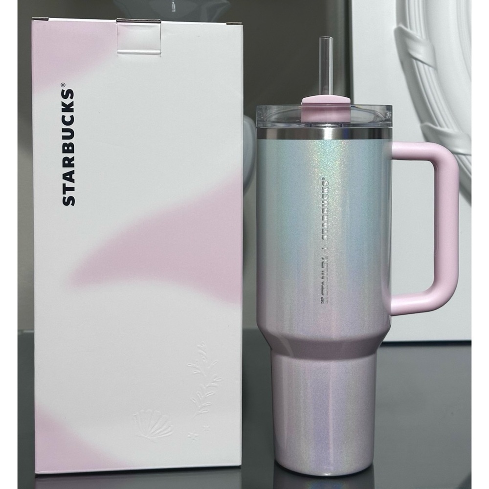 Stanley x Starbucks CHINA Exclusive 2025 ROMANTIC OCEAN Series 40oz Tumbler